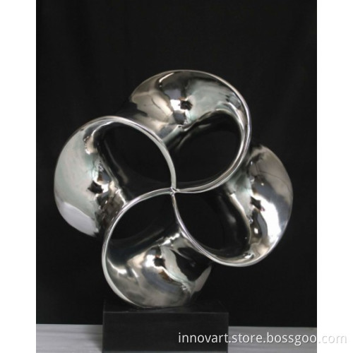 high glossing plated sculpture,electroplated sculpture in resin